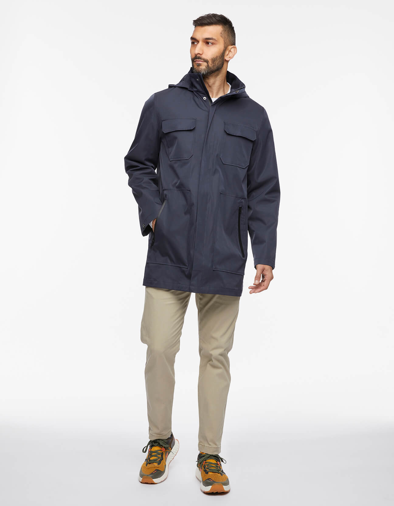 Bernardo rain jacket with hood sale